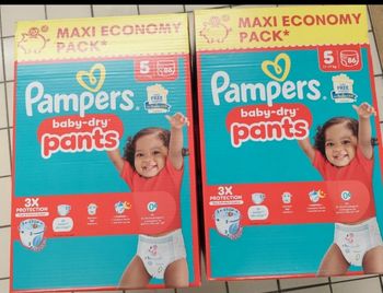 Couches Pampers baby-dry/ pants