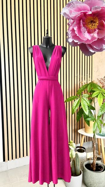 Combi fabriquée en France rose taille unique dos nu