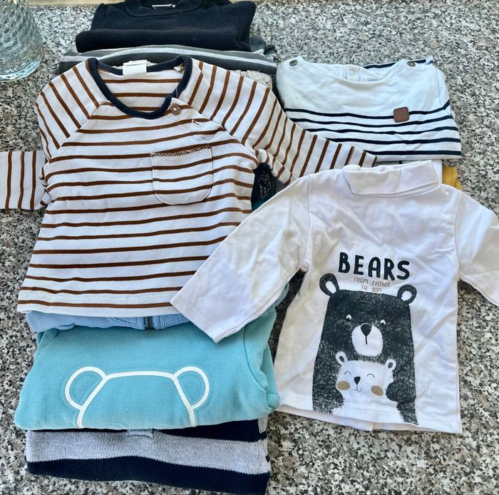 Lot de 27 vêtements bébé garçon 3-6 mois - photo numéro 9