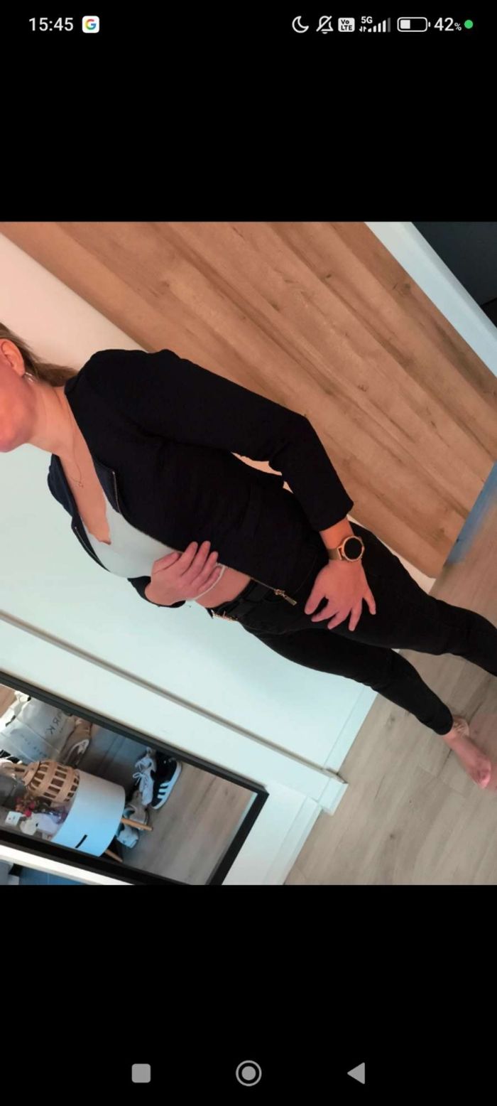 🖤 Veste élégante bleu marine – Taille S (36) - photo numéro 2