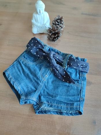 Mini short en jean