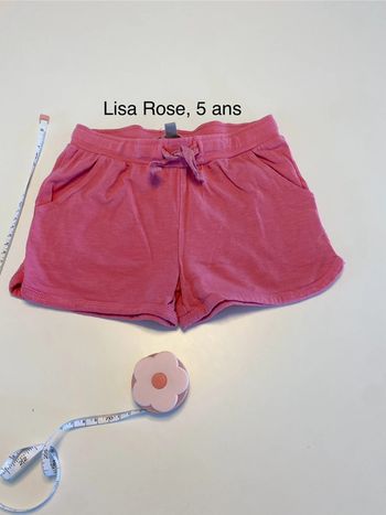 Short rose 5ans