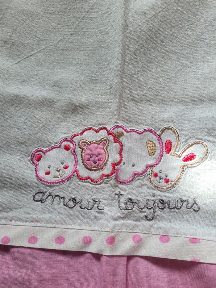 Drap plat + taie d'oreiller - photo numéro 4