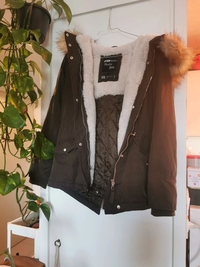 Parka marron