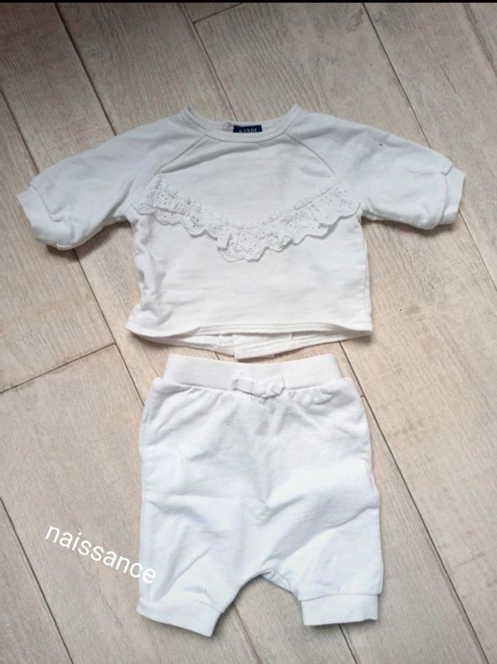 Ensemble blanc kiabi