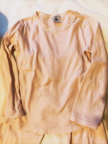 Pyjama milleraies petit bateau 4 ans