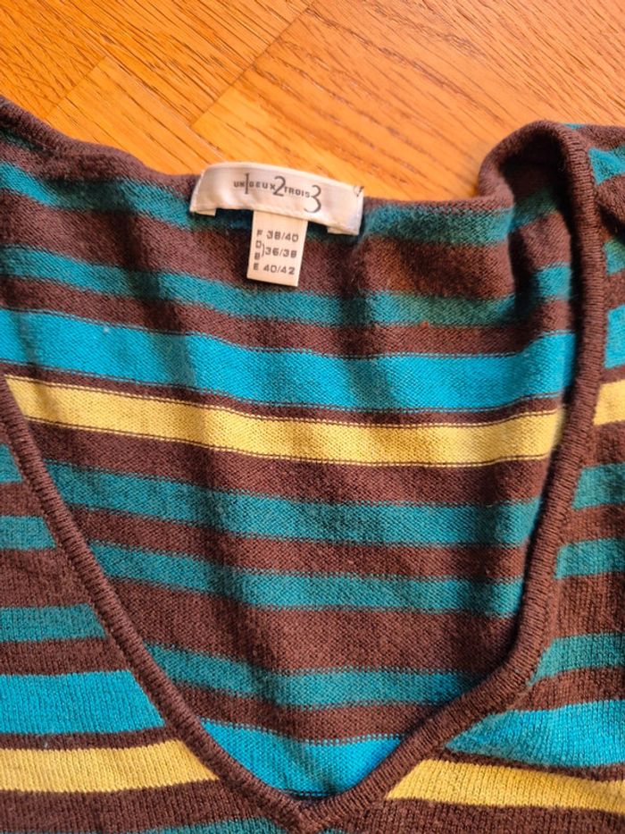 Pull rayé tres confortable - photo numéro 2