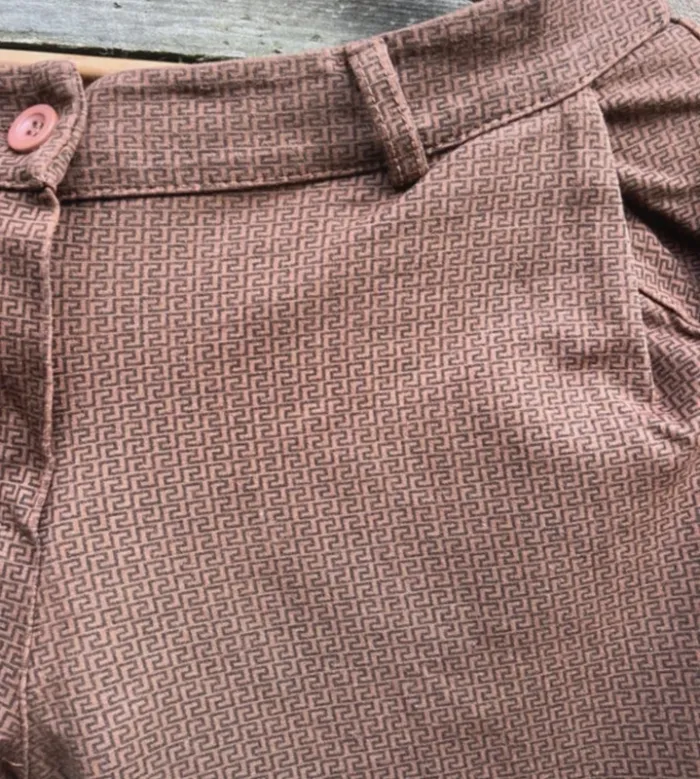 Pantalon femme marron/olive verte – Taille 44 - photo numéro 5
