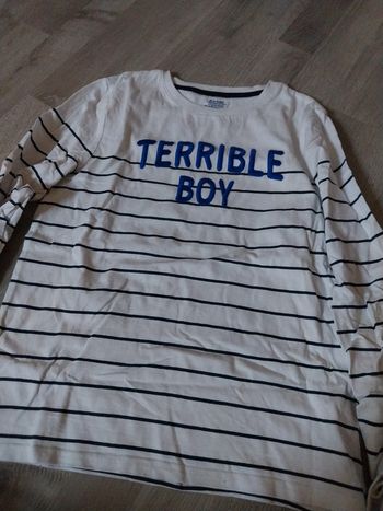 Tee-shirt garçon manches longues 12 ans kiabi