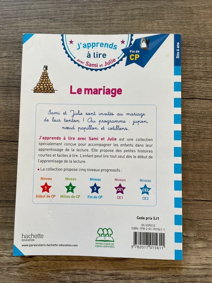 Livre fin CP - Le mariage - photo numéro 2