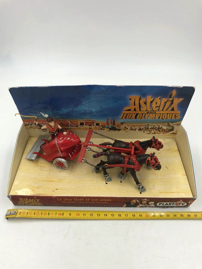 Le char Goth et son pilote Asterix aux jeux olympiques Plastoy neuf - photo numéro 10
