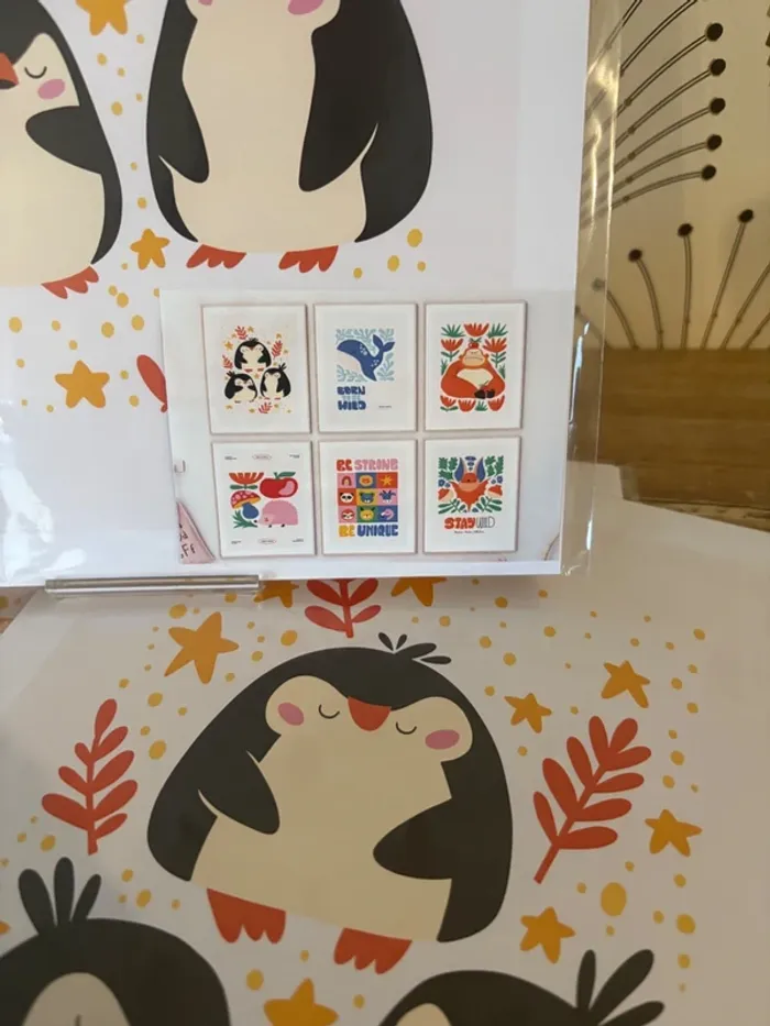 Affiches “Wild & Happy” pour chambre enfant - photo numéro 2