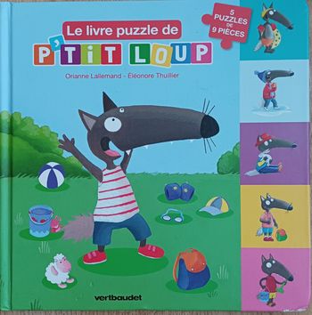 Livre puzzle ptit loup