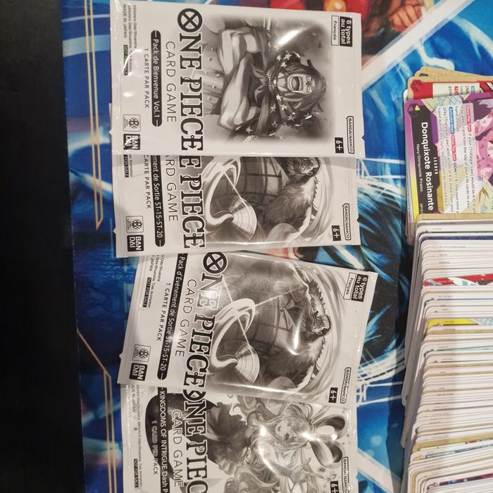 🏴‍☠️ Lot One Piece TCG – 150 Cartes + 2 Decks de Démarrage + 6 Boosters Événement 🏴‍☠️ - photo numéro 2