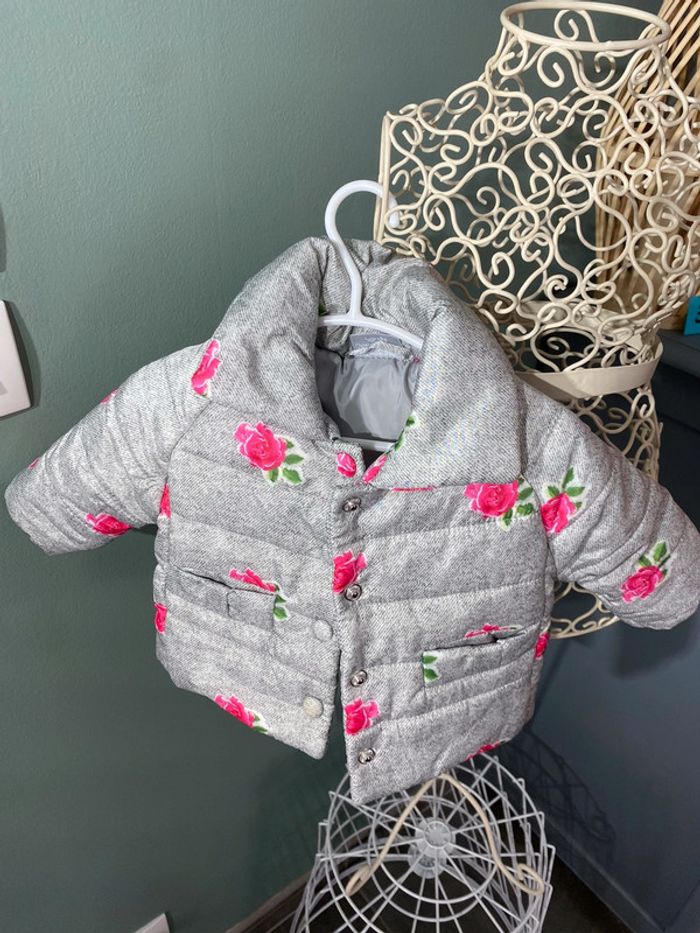 Ensemble fille 3 mois robe et manteau doudoune - photo numéro 5