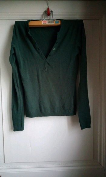 Pull vert foncé