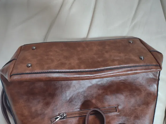 Sac femme cuir marron Vintage - photo numéro 6