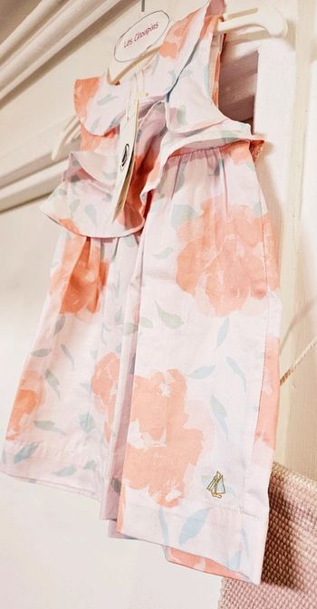 Robe 100% coton Petit Bateau Taille 6 mois