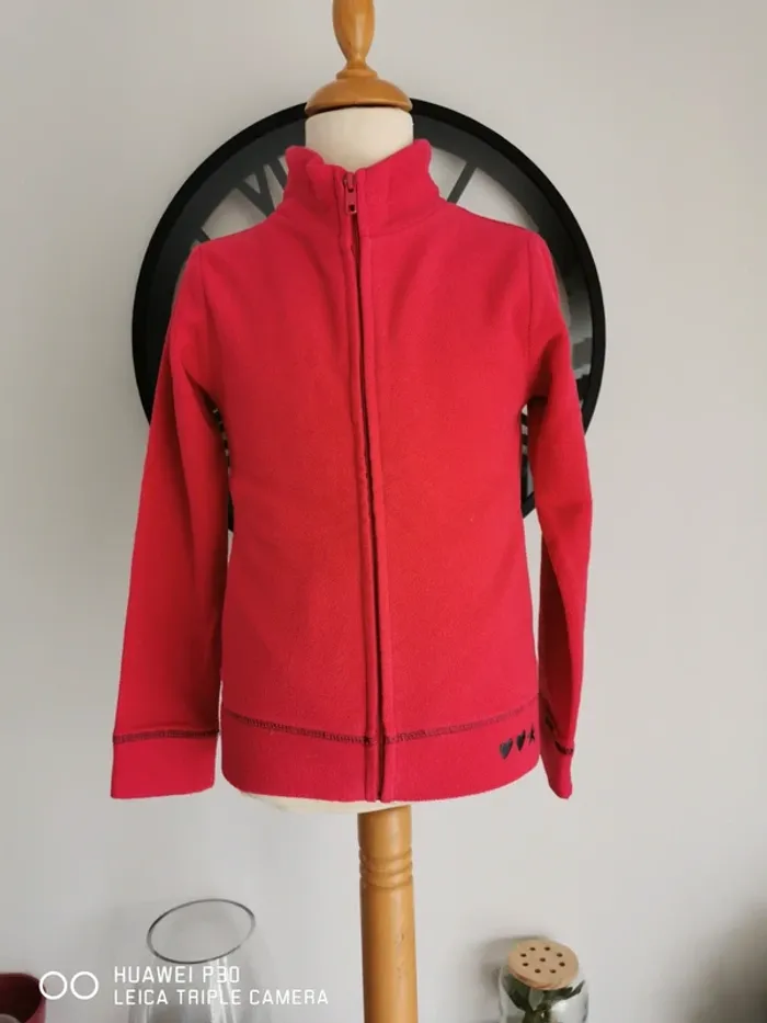 Veste polaire Framboise