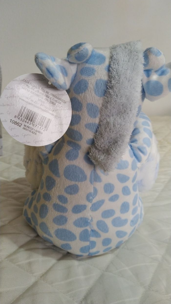 Peluche avec couverture pour bébé - photo numéro 5