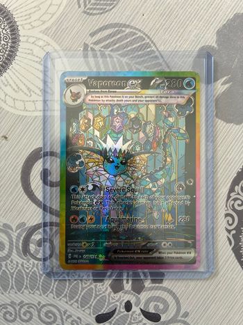 Vaporeon Ex 151 anglais