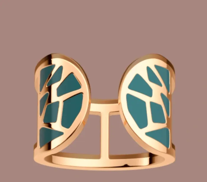 Bague les georgettes taille m modèle girafe - photo numéro 7
