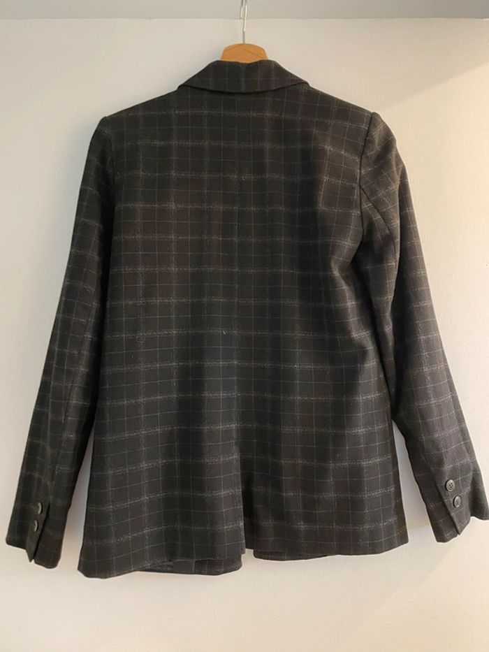 Blazer noir à carreaux - photo numéro 2