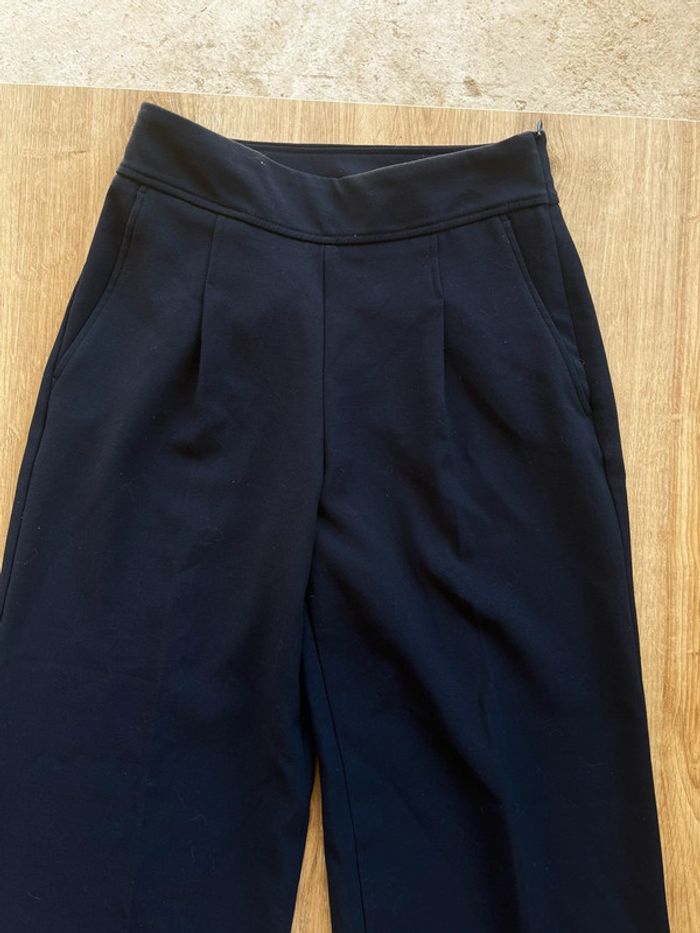 Pantalon droit ample bleu marine - photo numéro 2