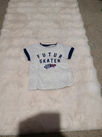 Tee shirt skateboard