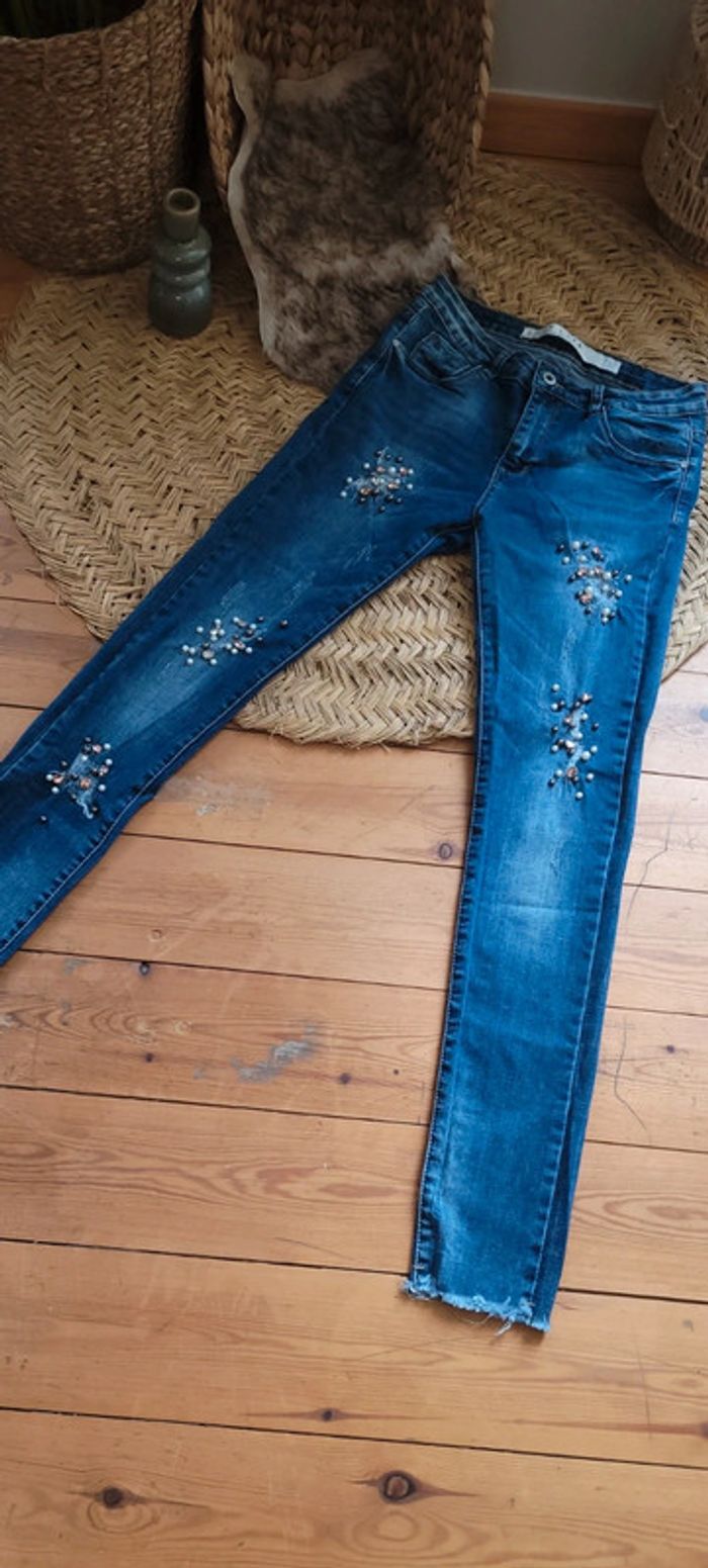 Magnifique jeans Lola Lisa Taille M Parfait état - photo numéro 2