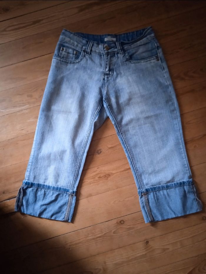 Pantacourt MIM en jeans taille 34