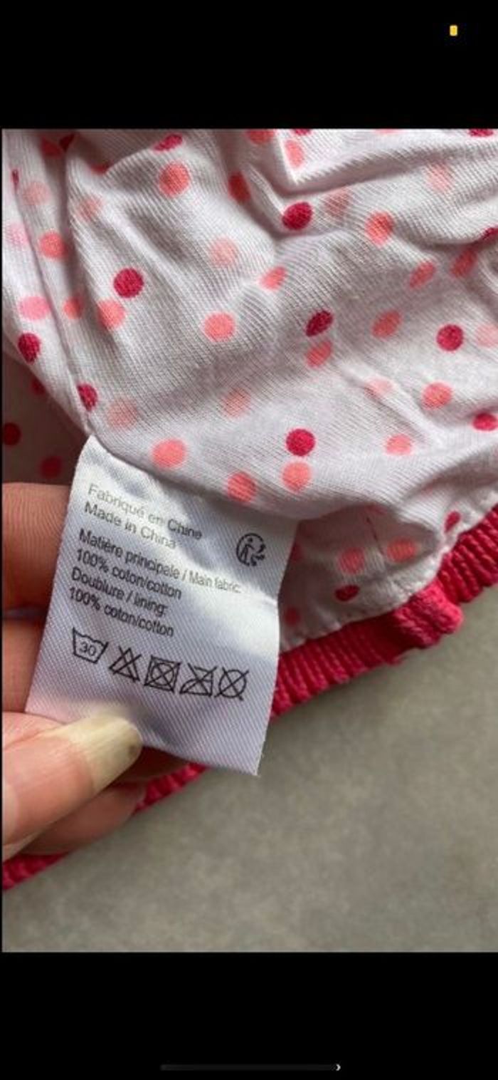 Gilet à capuche épais rose 9 mois - photo numéro 8