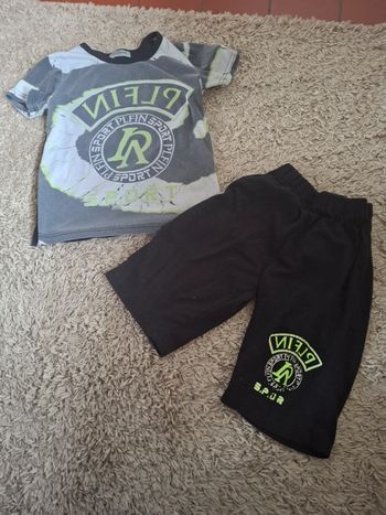 Ensemble short et t shirt 10 ans fashion garçon