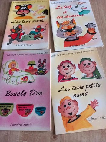 lot de 4 livres enfants