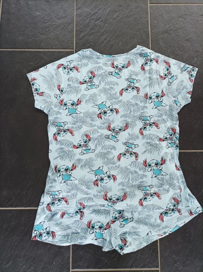 Joli pyjashort Stitch fille M neuf
