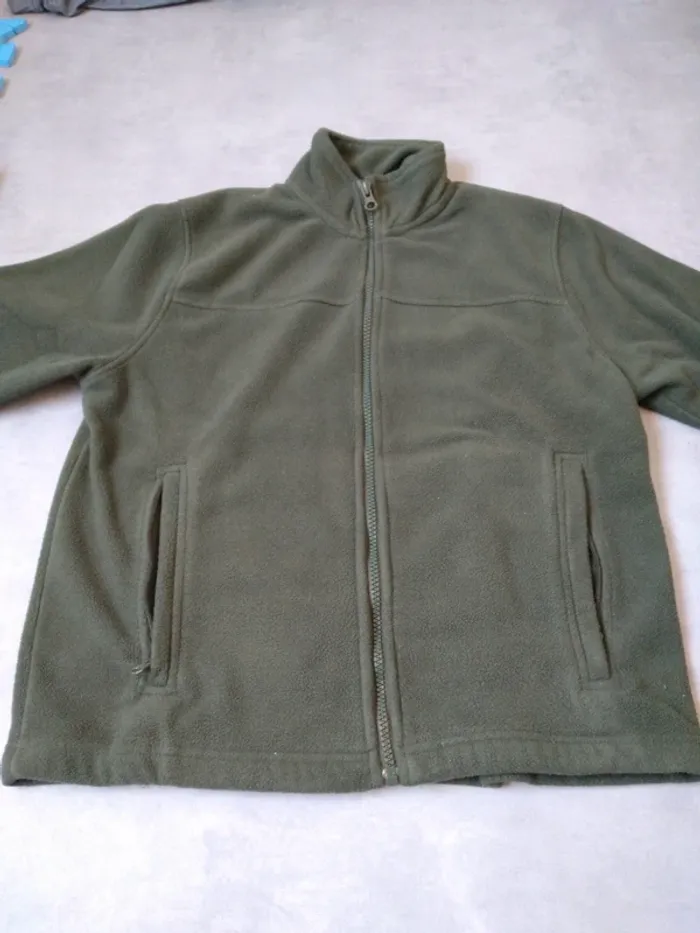 Polaire militaire vert kaki