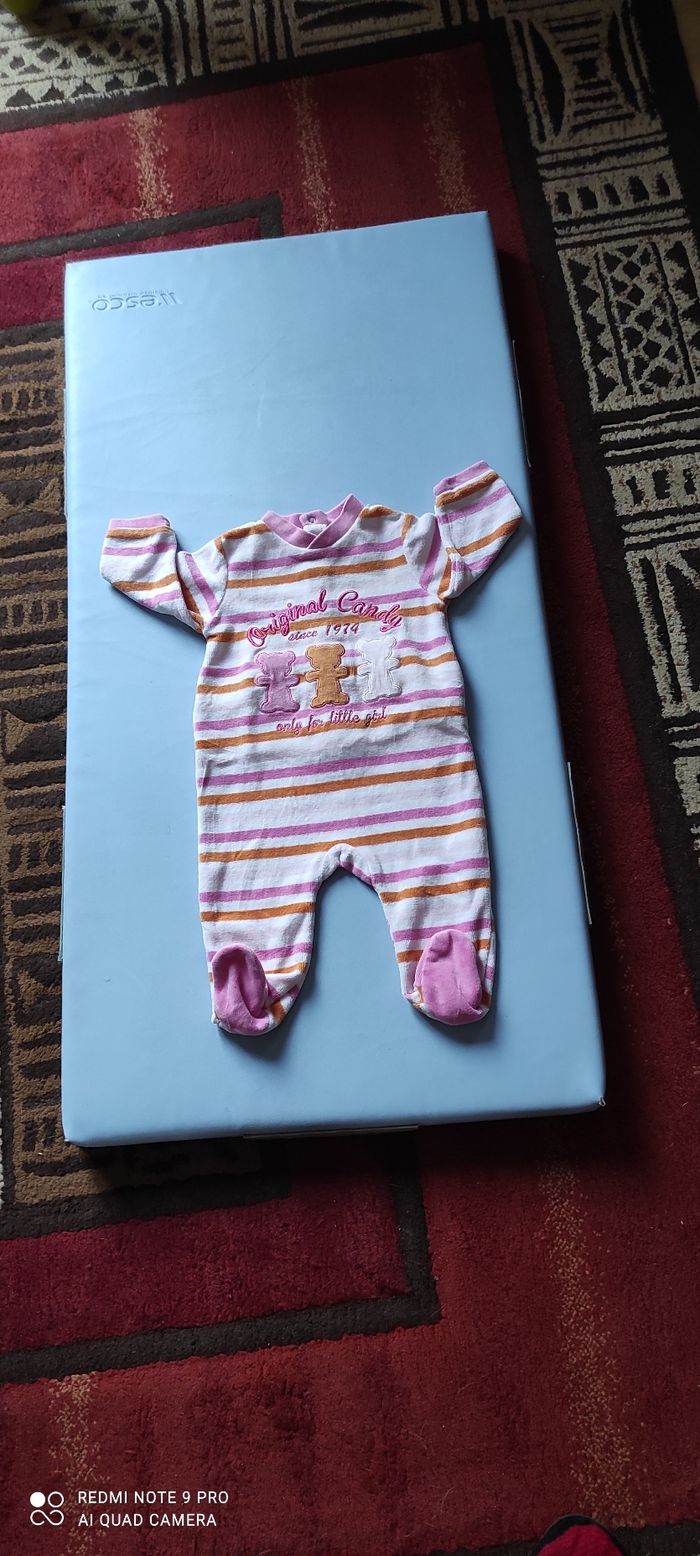 Grenouillère fille plus 6 mois