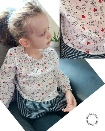 5 ans blouse tunique Vertbaudet ( attention blouse en vente uniquement)