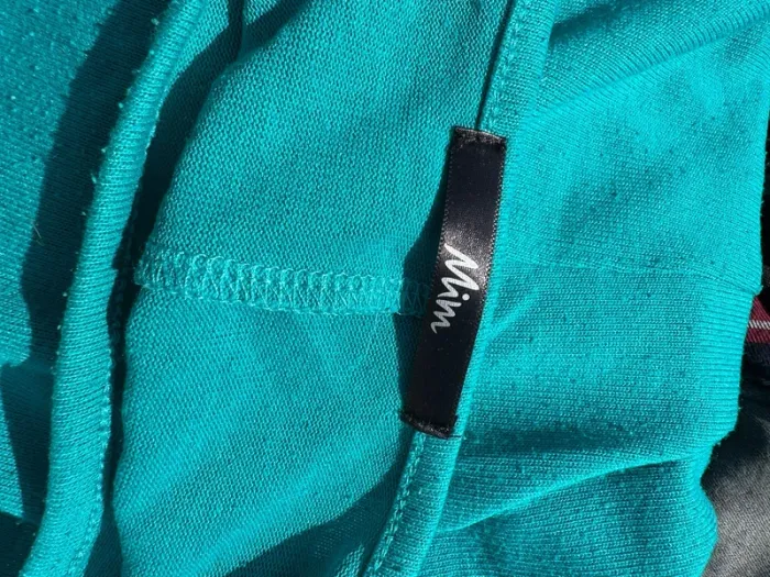 T-shirt bleu turquoise - photo numéro 3
