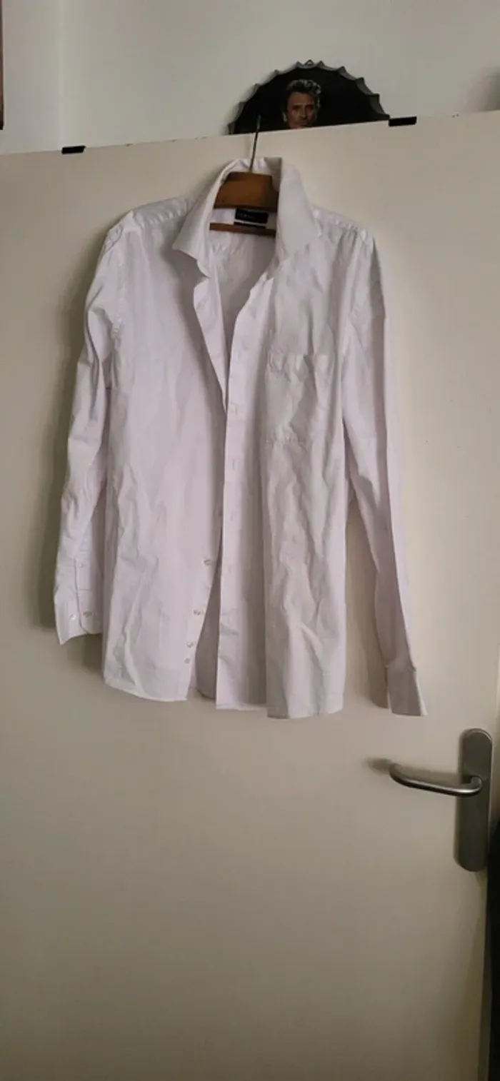 Chemise blanche homme - photo numéro 8