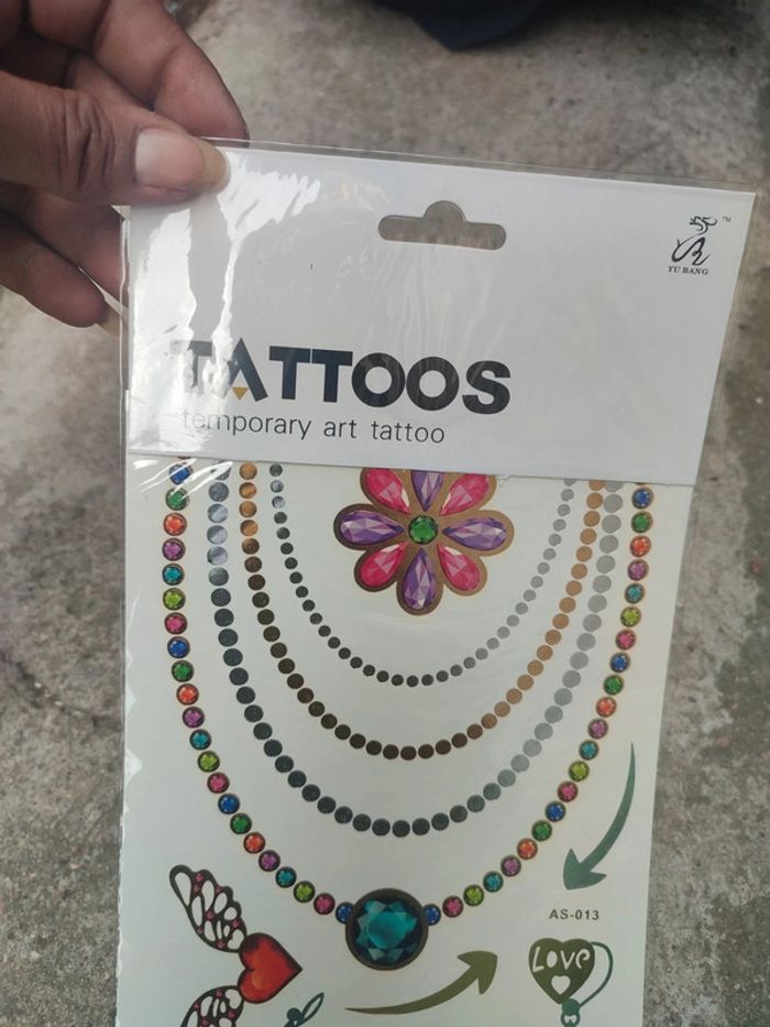 Tatouage temporaire plaquette - photo numéro 5