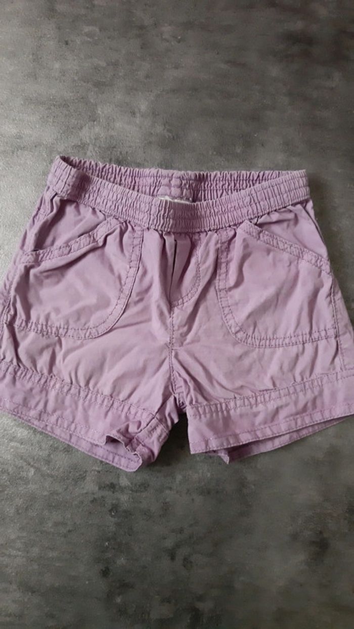 Short léger fille 100% coton