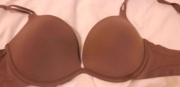 Soutien  gorge marron  clair rembourré T90C - photo numéro 4
