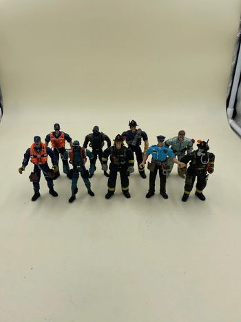 Lot de 9 figurines articulés Chap Mei 10 cm