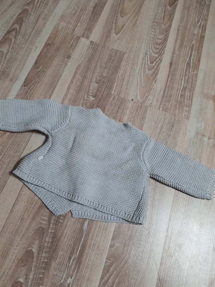Gilet gris clair In Extenso 50 cm - photo numéro 2
