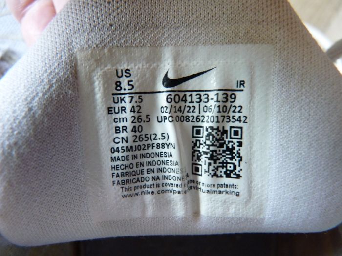baskets garçon Nike air TN 42 chaussures sport blanc - photo numéro 3