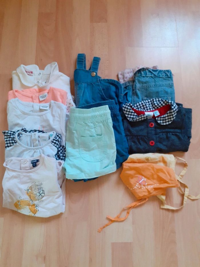 Lot printemps-été 18 mois fille