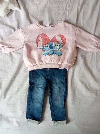 Ensemble fille pull pantalon