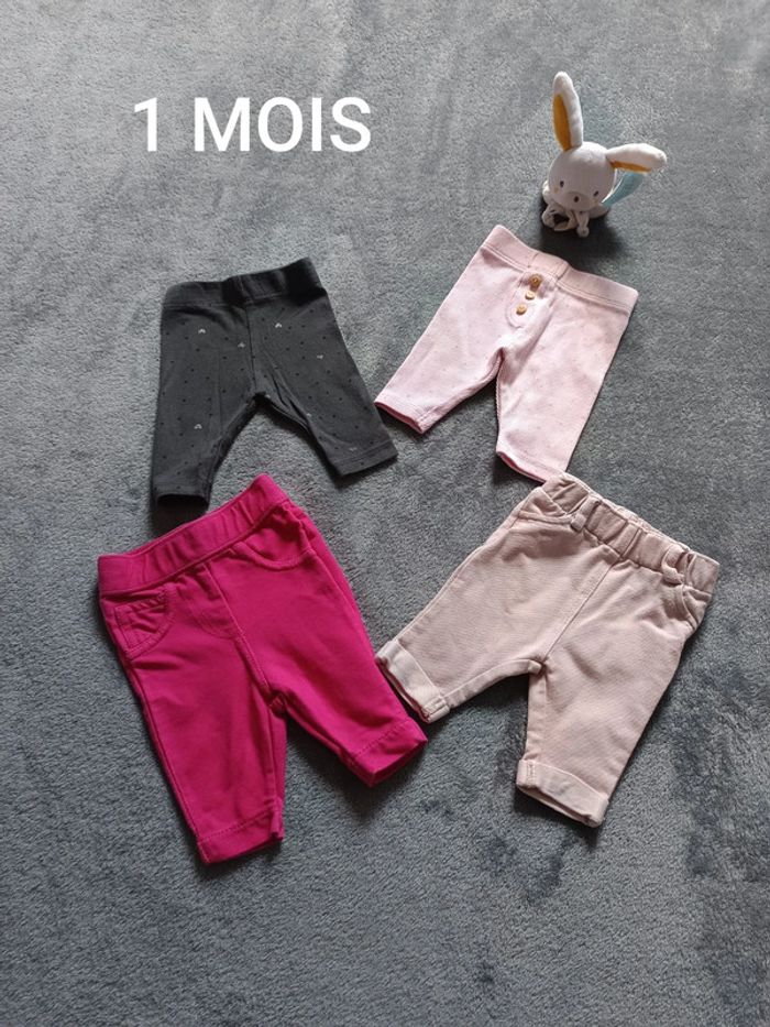 Lot leggings 1 mois