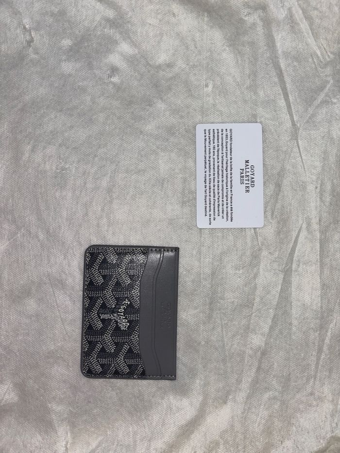 Porte carte goyard gris - photo numéro 3